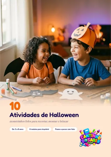 Capa Atividades de Halloween